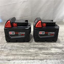 AS-IS Milwaukee 18-Volt Lithium-Ion XC Extended Capacity 5.0 Ah Battery Pack (2-Pack)