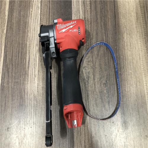 AS-IS Milwaukee  FUEL 12V Lithium-Ion Brushless Cordless 1/2 in. x 18 in. Bandfile (Tool-Only)