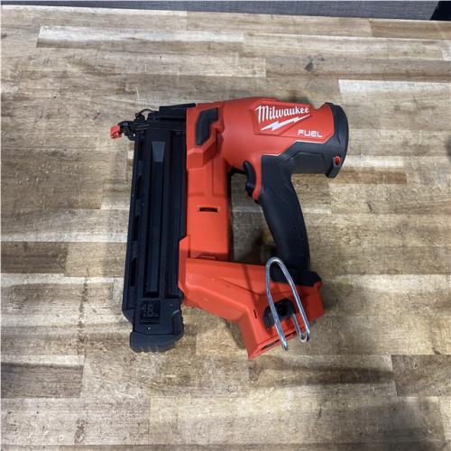 Houston Location AS-IS Milwaukee FUEL 18-Volt Lithium-Ion Brushless Cordless Gen II 18-Gauge Brad Nailer (Tool-Only)