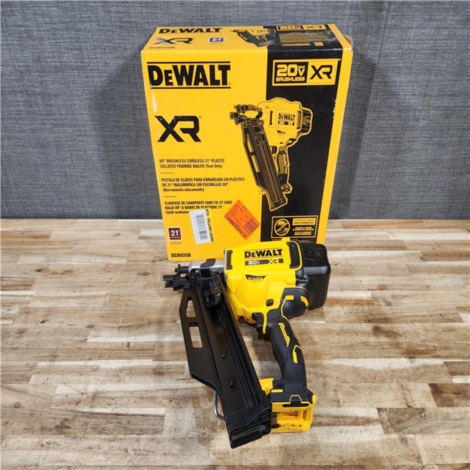HOUSTON LOCATION - AS-IS DEWALT 20-Volt 21° Cordless Framing Nailer (Tool-Only)