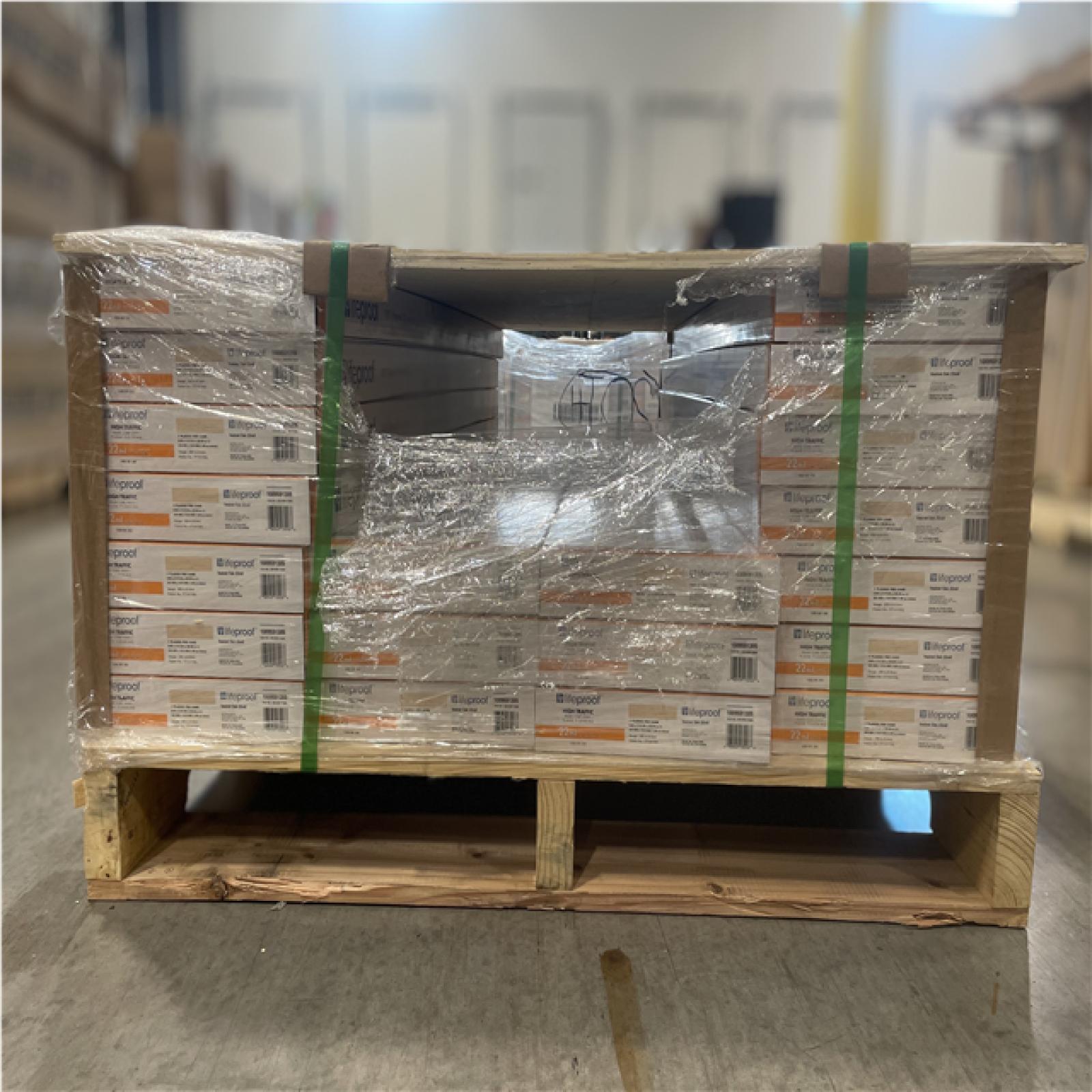 DALLAS LOCATION- AS-IS LIFEPROOF Vesinet Oak 22 mil x 8.7 in. W x 48 in. L Click Lock Waterproof Flooring (20.1 sq. ft./case) (20 UNITS)