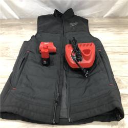 AS-IS Milwaukee Black Small Heated Axis Vest Kit