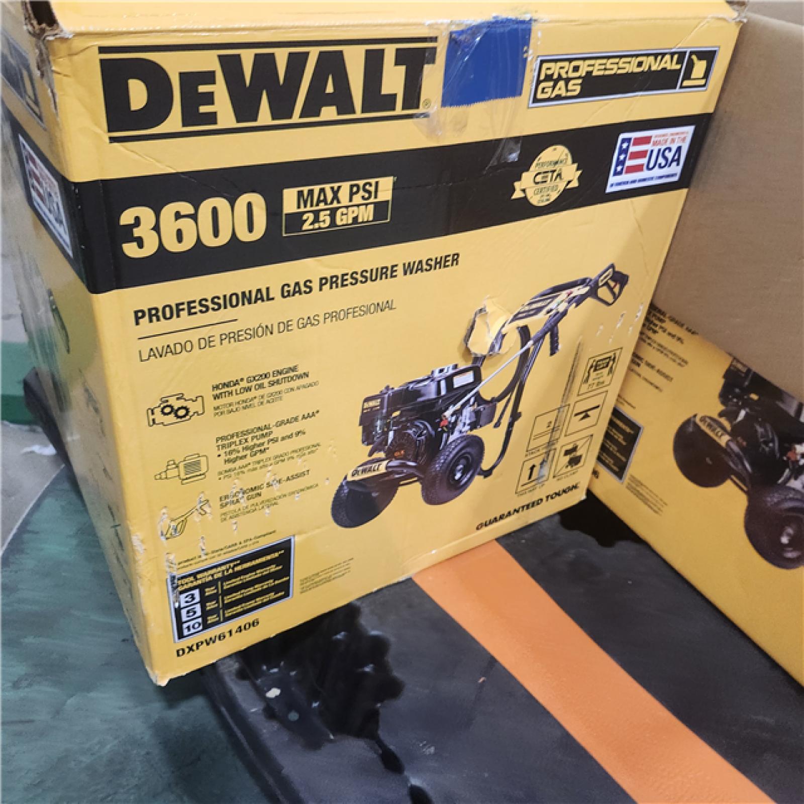 Dallas Location - As-Is Dewalt Dxpw61406 Gas Pressure Washer(Lot Of 2)