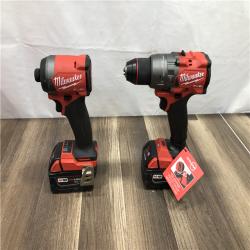 AS-IS Milwaukee  FUEL 18V Lithium-Ion Brushless Cordless Hammer Drill and Impact Driver Combo Kit