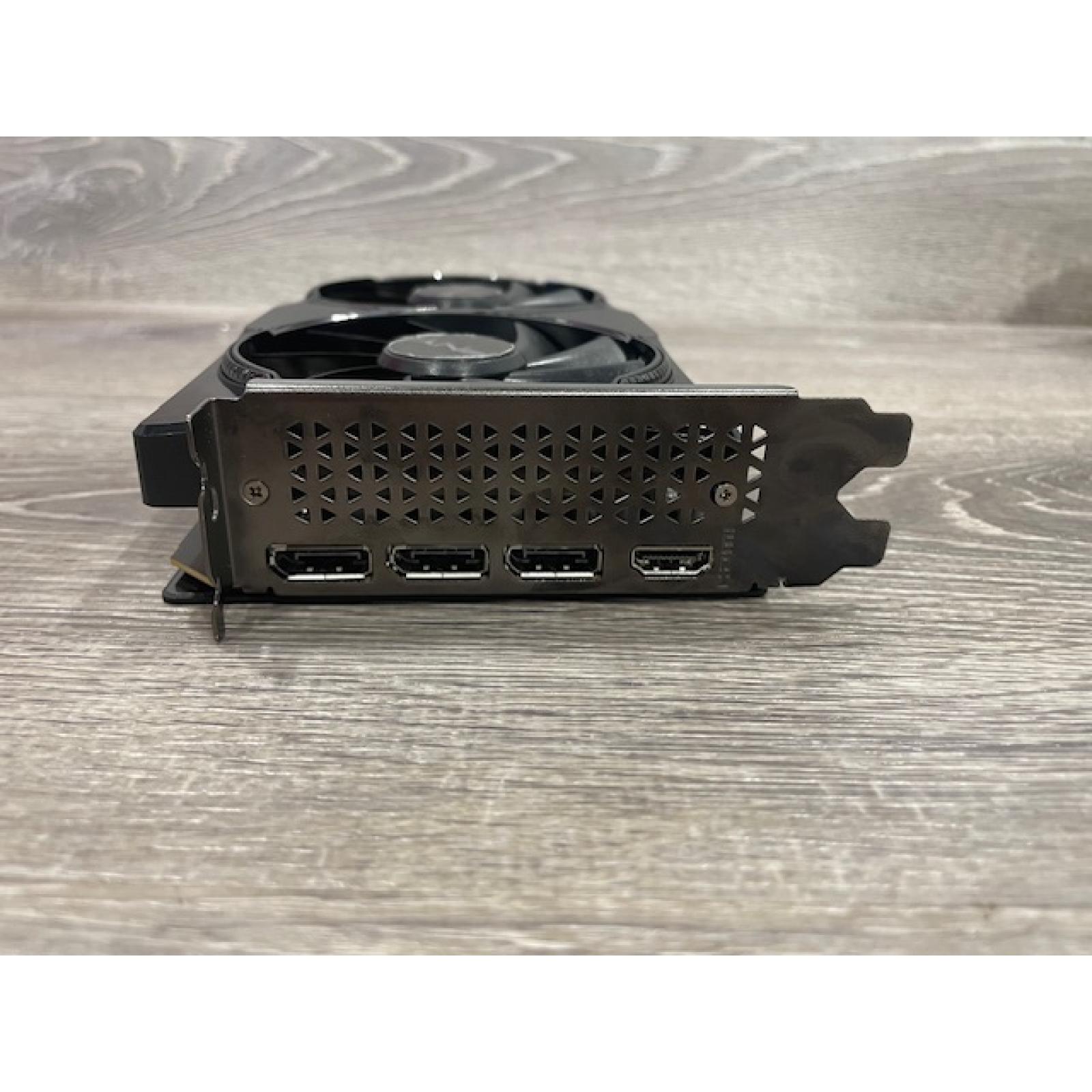 AS-IS PNY - NVIDIA GeForce RTX 5060 Overclocked 8GB GDDR7 PCI Express 5.0 Graphics Card with Dual Fan - Black