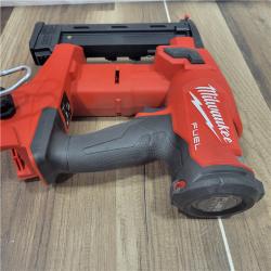 AS-IS  MILWAUKEE M18 FUEL 18-Volt Lithium-Ion Brushless Cordless 18-Gauge 1/4 in. Narrow Crown Stapler (Tool-Only)