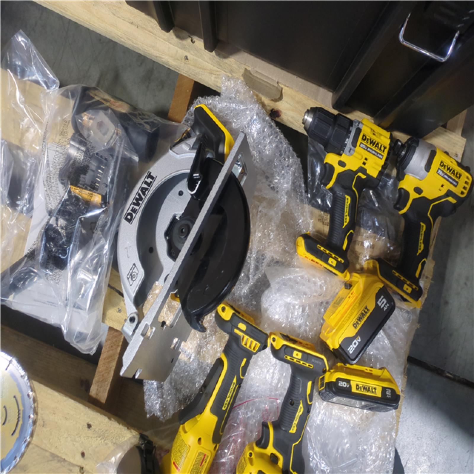 CALIFORNIA AS-IS DEWALT 20v 6 TOOL COMBO KIT