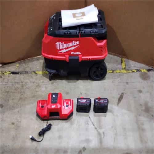 HOUSTON LOCATION - AS-IS M18 FUEL PACKOUT 9 Gallon Dual-Battery Dust Extractor