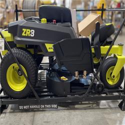 DALLAS LOCATION- NEW! RYOBI ZR3 80V HP Brushless Battery Cordless Electric 42 in. Zero Turn Riding Lawn Mower