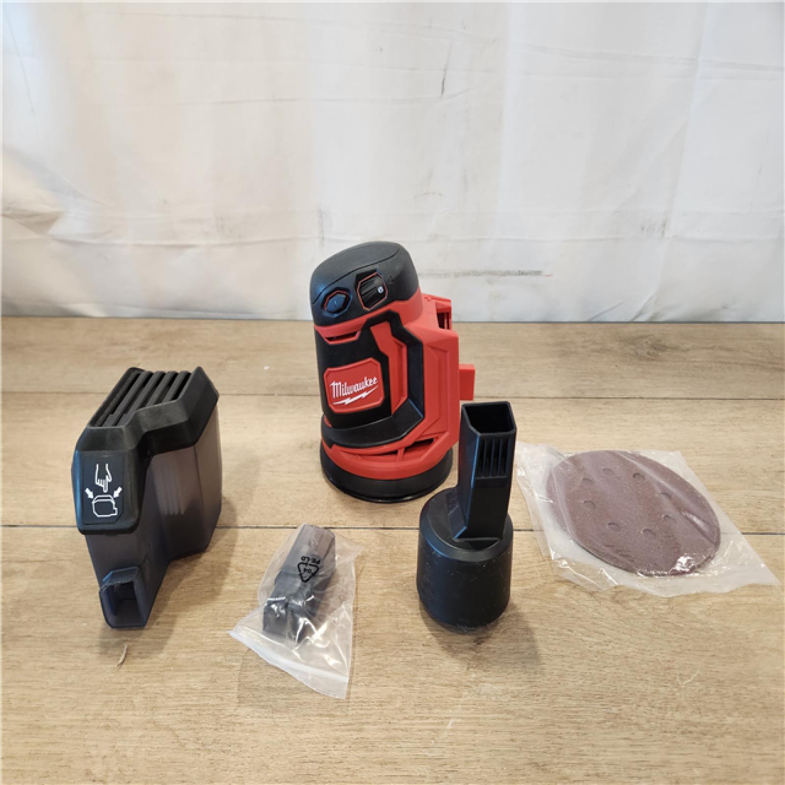 AS-IS- Milwaukee  18V Lithium-Ion Cordless 5 in. Random Orbit Sander (Tool-Only)