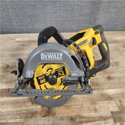 HOUSTON LOCATION - AS-IS DEWALT FLEXVOLT 60V MAX Cordless Brushless 7-1/4 in. Wormdrive Style Circular Saw (Tool Only)