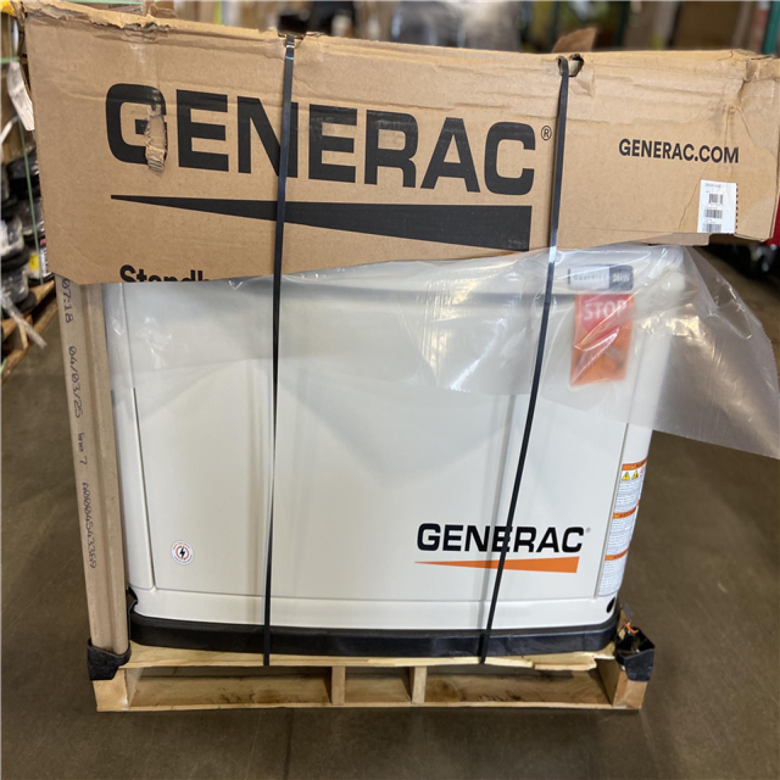 DALLAS LOCATION - Generac 26,000 Watt - Dual Fuel Air- Cooled Whole House Home Standby Generator