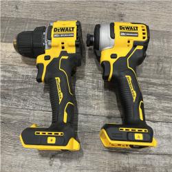 AS-IS DEWALT ATOMIC 20-Volt MAX Lithium-Ion Cordless Combo Kit