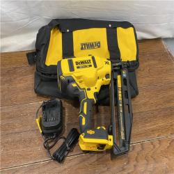 AS-IS DEWALT  Cordless 20V MAX XR Angled Finish Nailer (Tool Only)