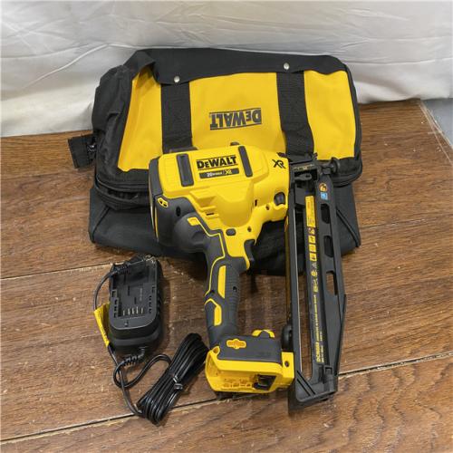 AS-IS DEWALT  Cordless 20V MAX XR Angled Finish Nailer (Tool Only)
