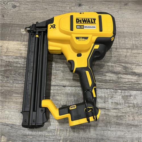 AS-IS DEWALT 20V MAX XR Lithium-Ion Electric Cordless 18-Gauge Brad Nailer (Tool Only)