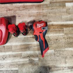 HOUSTON LOCATION - AS - IS Milwaukee FUEL SURGE 12V Lithium-Ion Brushless Cordless 1/4 in. Hex Impact Driver Compact Kit