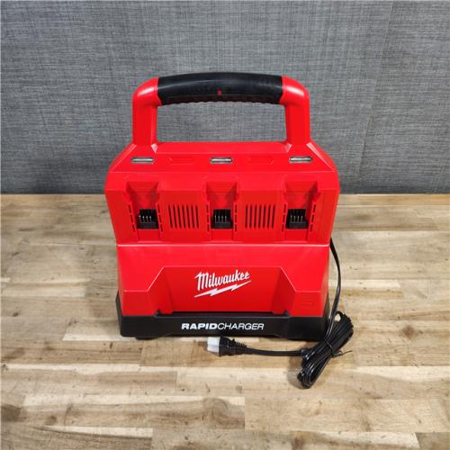 HOUSTON LOCATION - AS-IS (APPEARS LIKE NEW) Milwaukee M18 Packout Six Bay Rapid Charger