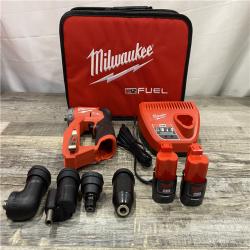 AS-IS Milwaukee  FUEL 12V Lithium-Ion Brushless Cordless 4-in-1 Installation 3/8 in. Drill Driver Kit