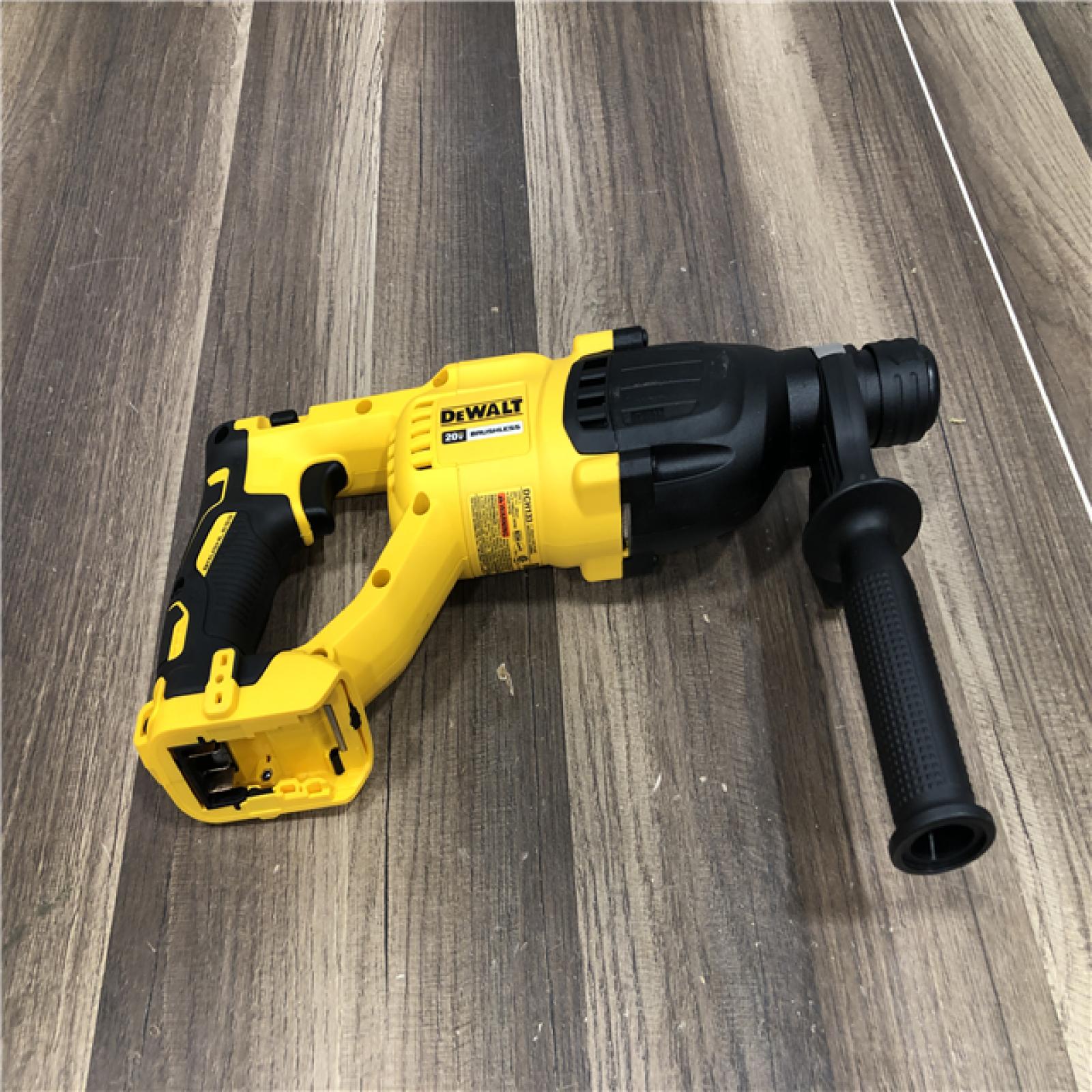 AS-IS DEWALT 20V MAX Cordless Brushless 1 in. SDS Plus D-Handle Concrete and Masonry Rotary Hammer (Tool Only)