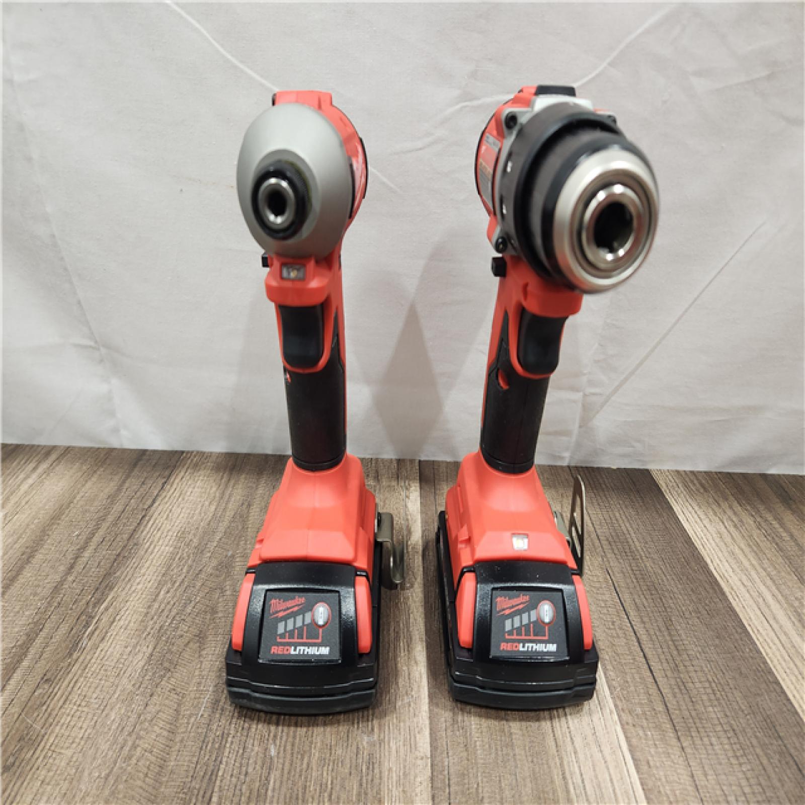 AS-IS- Milwaukee M18 Compact Brushless 2-Tool Combo Kit