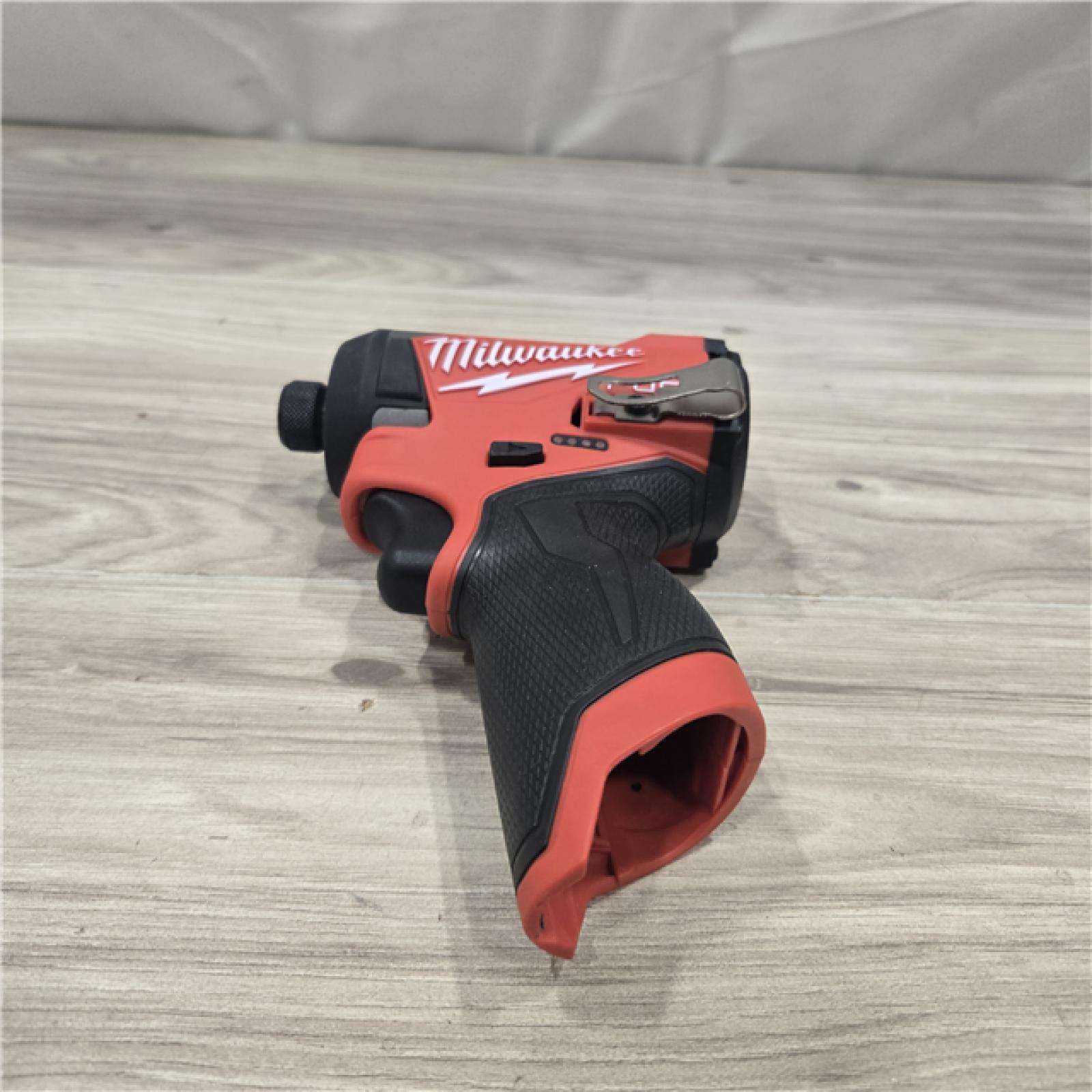 AS-IS Milwaukee M12 FUEL 12V Cordless 1/4in. Hex Impact Driver Kit