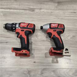 LIKE NEW! -Milwaukee 18V Cordless Brushed 2-Tool Drill/Driver and Impact Driver Kit