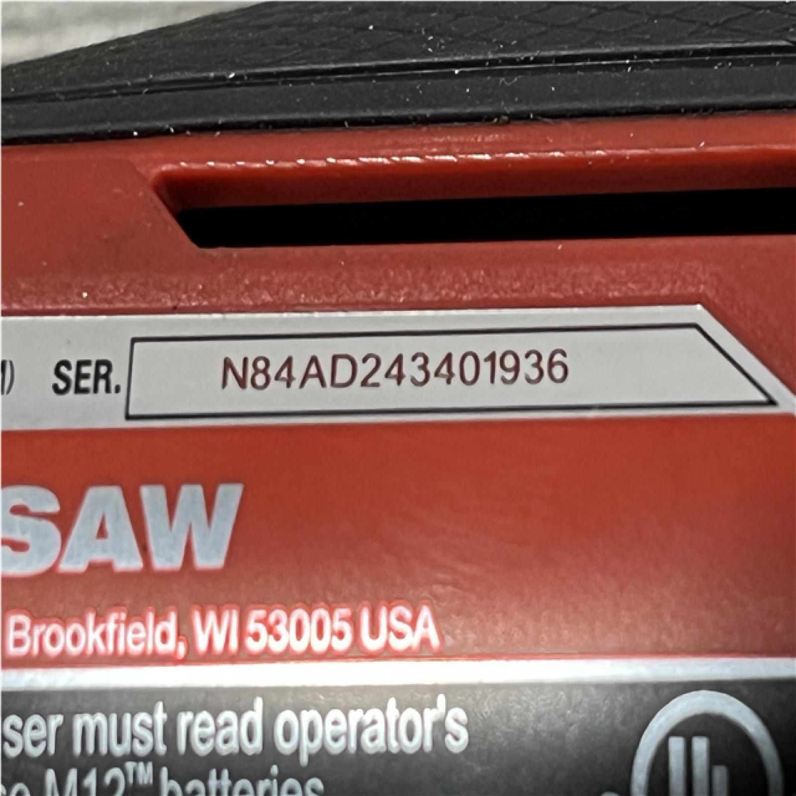 AS-IS Milwaukee 12V Fuel Lithium-Ion Cordless Jig Saw (Tool-Only)