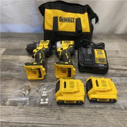 AS-IS DEWALT ATOMIC 20-Volt MAX Lithium-Ion Cordless Combo Kit