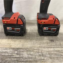 AS-IS Milwaukee FUEL 18V Lithium-Ion Brushless Cordless Hammer Drill and Impact Driver Combo Kit