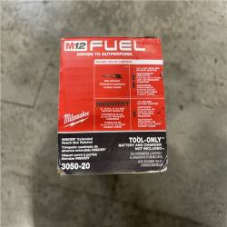 DALLAS LOCATION- Milwaukee M12 FUEL INSIDER 12V Lithium-Ion Brushless Cordless 1/4 in. - 3/8 in. Extended Reach Box Ratchet