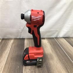 AS-IS Milwaukee 18V Lithium-Ion Brushless Cordless 1/4 in. Impact Driver Kit