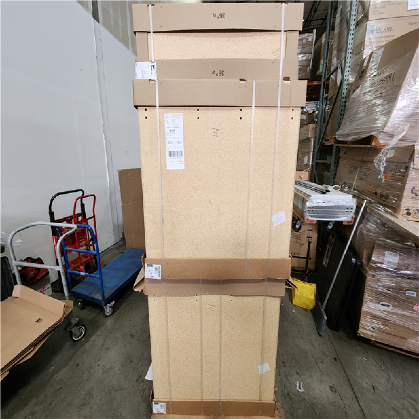 Phoenix Location Hampton Bay Assembled Bathroom/Kitchen Cabinet in Brindle Pallet (7 Cabinets)