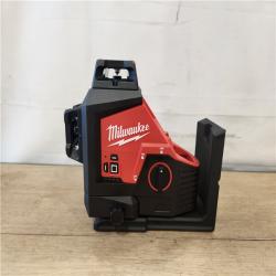 AS-IS- Milwaukee-M12 Green Beam Laser 360° 3-Plane Kit