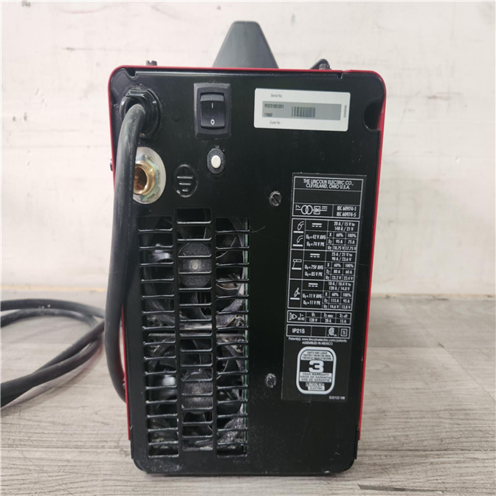 Phoenix Location Lincoln Electric 140 Amp LE31MP Multi-Process Stick/MIG/TIG Welder Kit with Magnum Pro 100L Gun, Sample Spool , 2 Flux-Cored Wire, 120V
