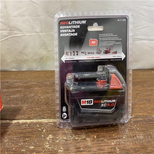 AS-IS Milwaukee M18 18-Volt Lithium-Ion XC Extended Capacity 5.0Ah Battery Pack