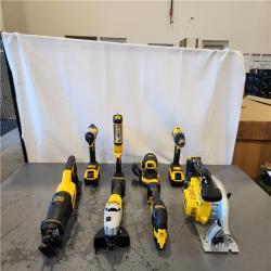 AS-IS- 20V Lithium-Ion Cordless 8-Tool Combo Kit with (2) 5.0 Ah Batteries and Charger