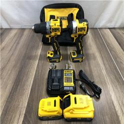 AS-IS DEWALT 20V XR Lithium-Ion Cordless 2-Tool Combo Kit