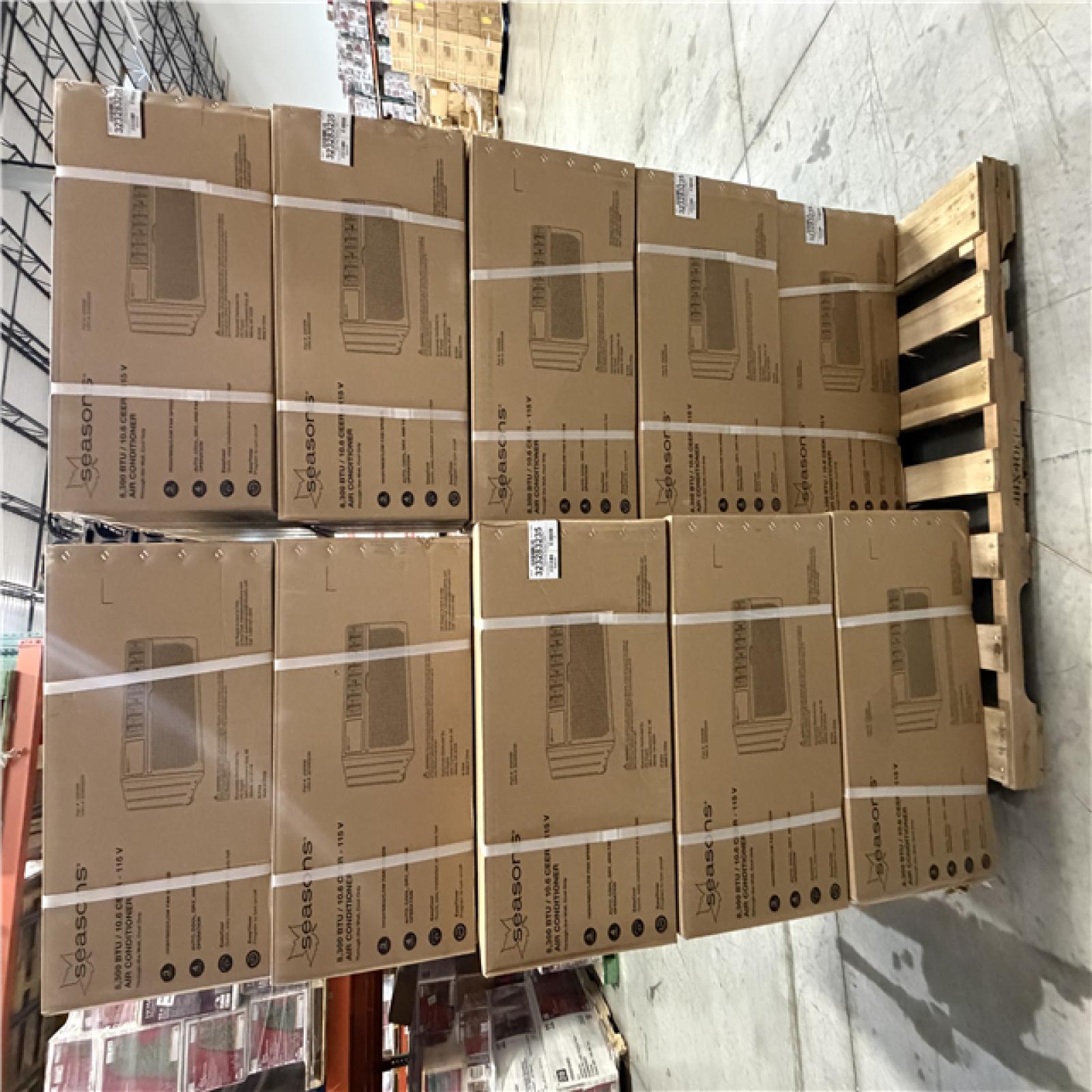 DALLAS LOCATION - SEASONS 8 300 BTU AIR CONDITIONER PALLET-(10 UNITS)