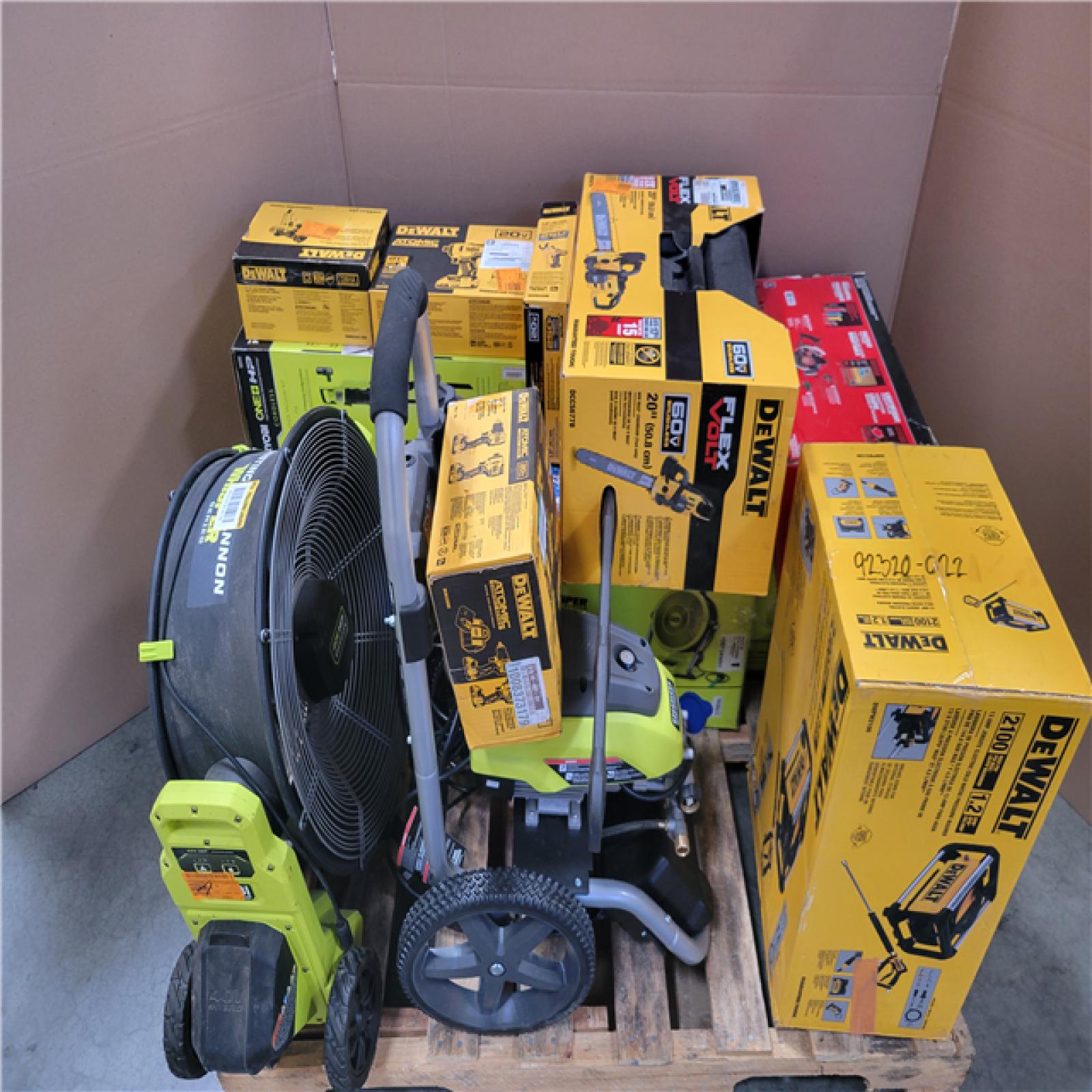 CALIFORNIA AS-IS TOOL PALLET