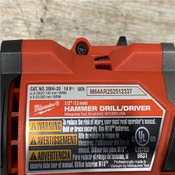 AS-IS Milwaukee FUEL 18V Lithium-Ion Brushless Cordless 1/2 in. Hammer Drill Driver Kit