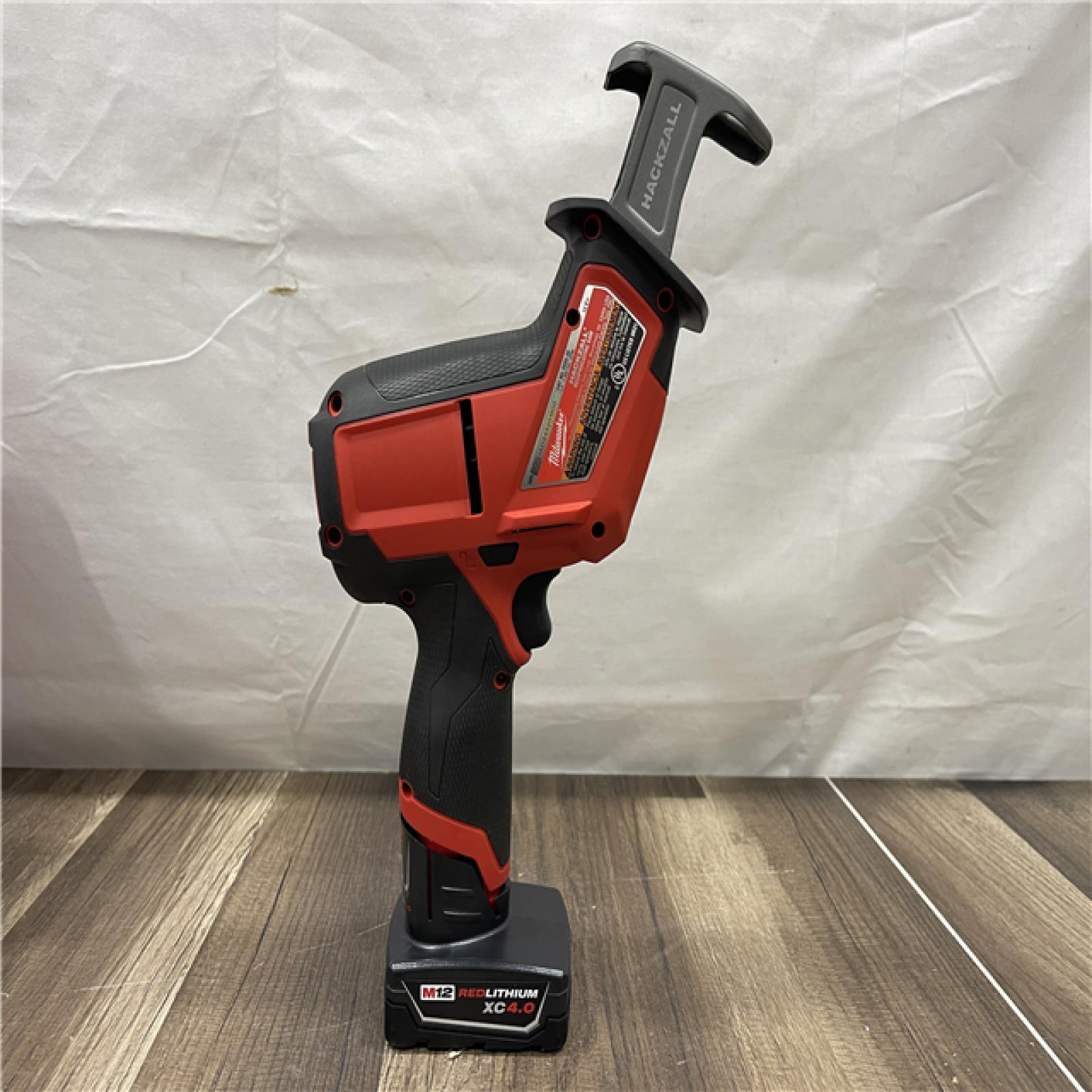 AS-IS Milwaukee M12 FUEL 12V Lithium-Ion Brushless Cordless HACKZALL Reciprocating Saw Kit