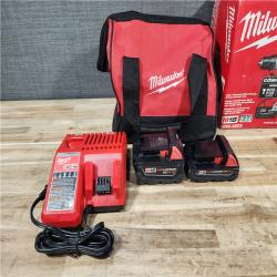HOUSTON LOCATION - AS-IS M18 18-Volt Lithium-Ion Brushless Cordless Compact Hammer Drill/Impact Combo Kit (2-Tool) with (2) Batteries  Bag
