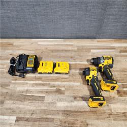 HOUSTON LOCATION - AS-IS DEWALT 2 TOOL COMBO KIT W/ (2) BATTERY & CHARGER