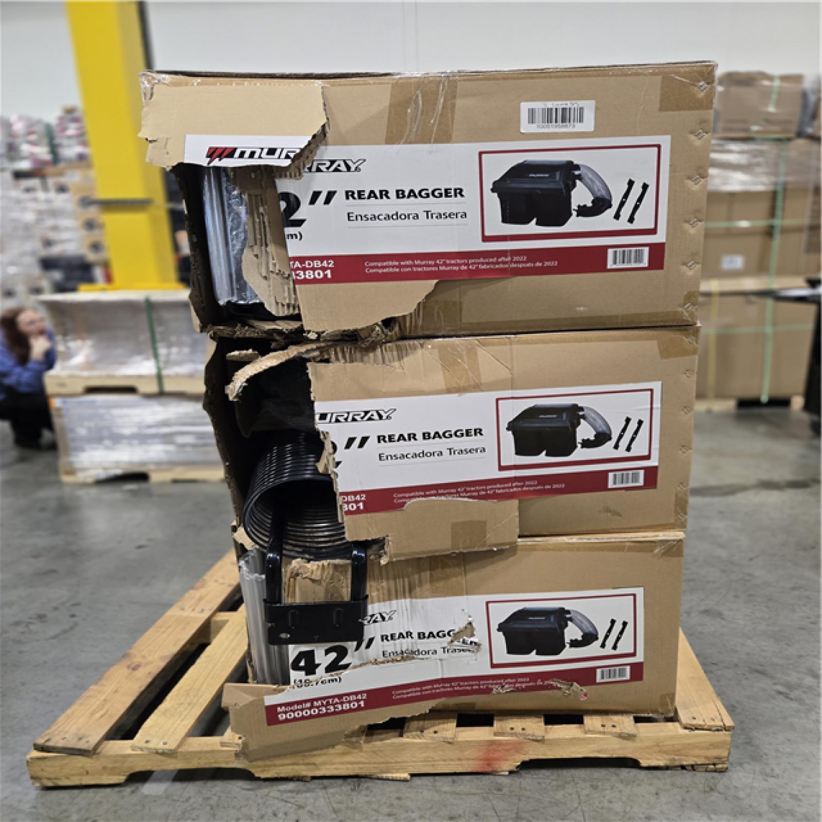 DALLAS LOCATION - Murray Double Bagger for Riding Tractors with 42 in. Deck (Produced After 2022) PALLET-(3 UNITS)