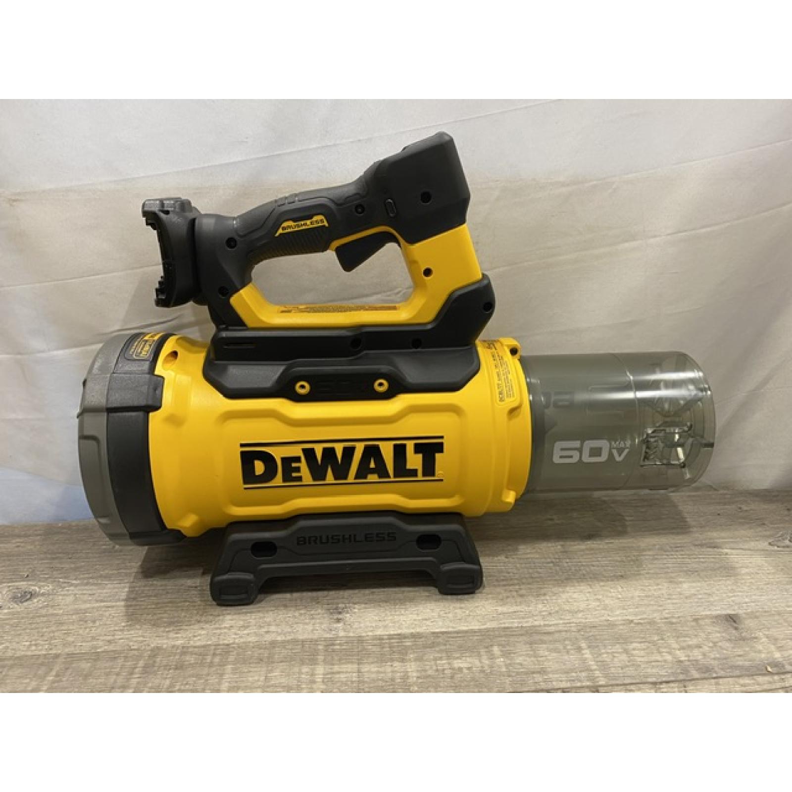 AS-IS DEWALT FLEXVOLT 60V MAX 160 MPH 760 CFM Brushless Cordless Axial Blower Kit