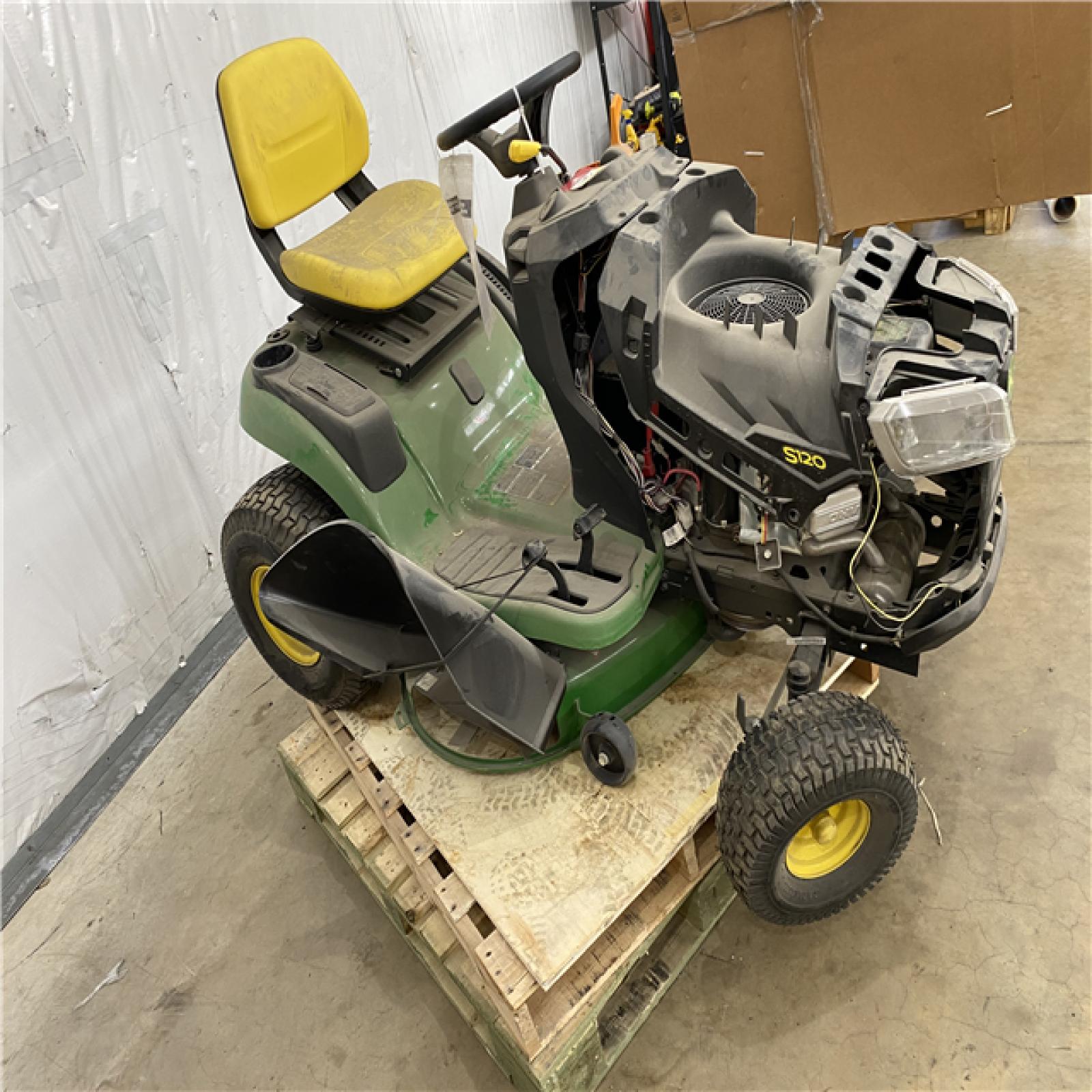 Houston Location - AS-IS John Deere S120 Riding Mower