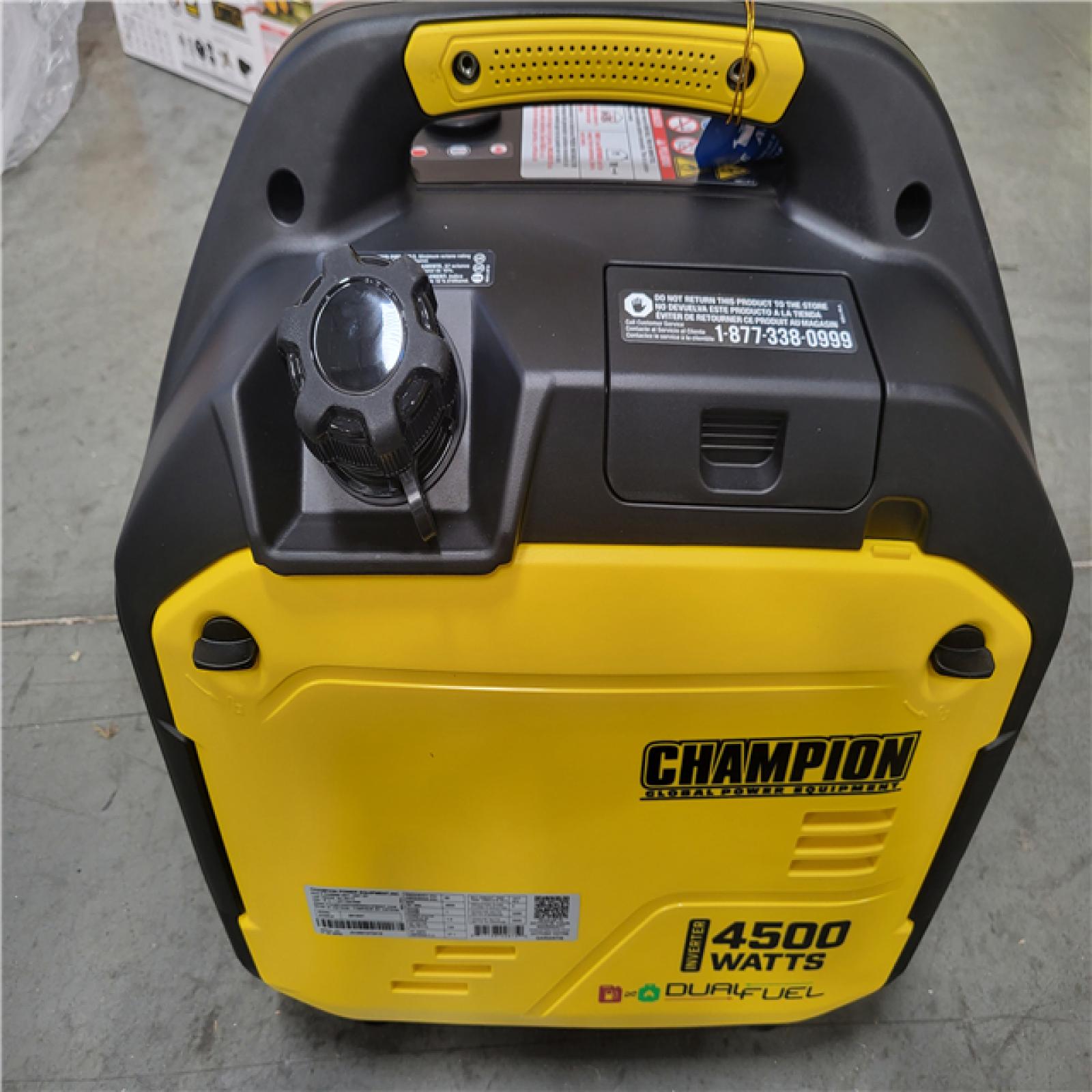 CALIFORNIA NEW CHAMPION 4500 WATTS INVERTER GENERATOR