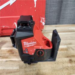 HOUSTON LOCATION - AS-IS Milwaukee 12-Volt Lithium-Ion Cordless Green 250 ft. 3-Plane Laser Level Kit