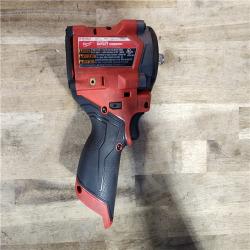 HOUSTON LOCATION - AS-IS M12 FUEL 12V Li-Ion Brushless Cordless Stubby 3/8 in. Impact Wrench Kit W/(1) 5.0 Ah High Output Battery